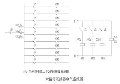 六路带互感器电气系统图(1)